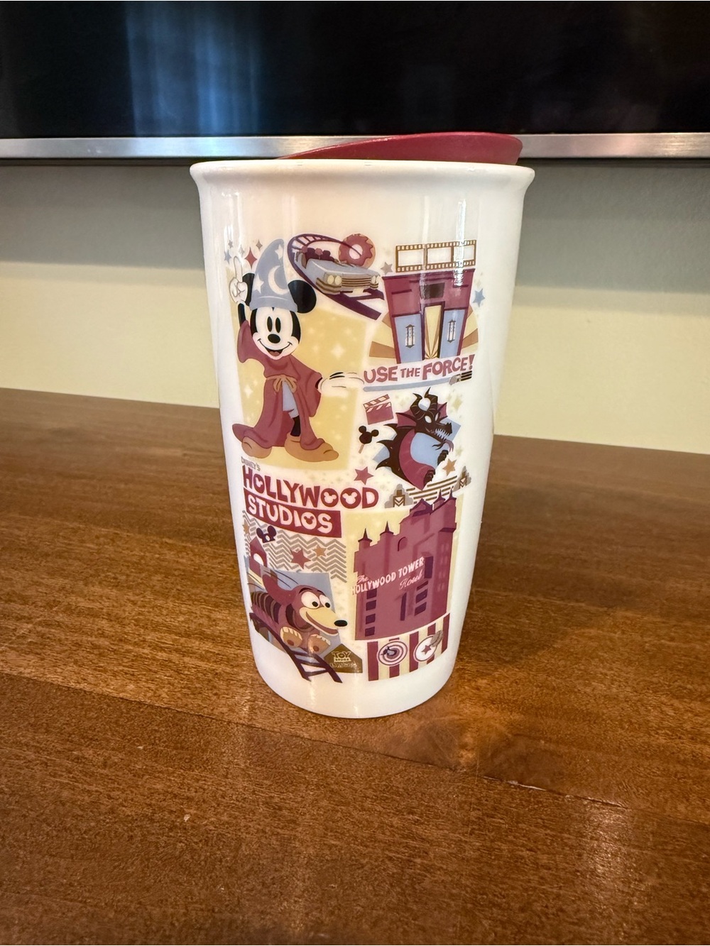 Disney Hollywood Studios Starbucks Ceramic Tumbler